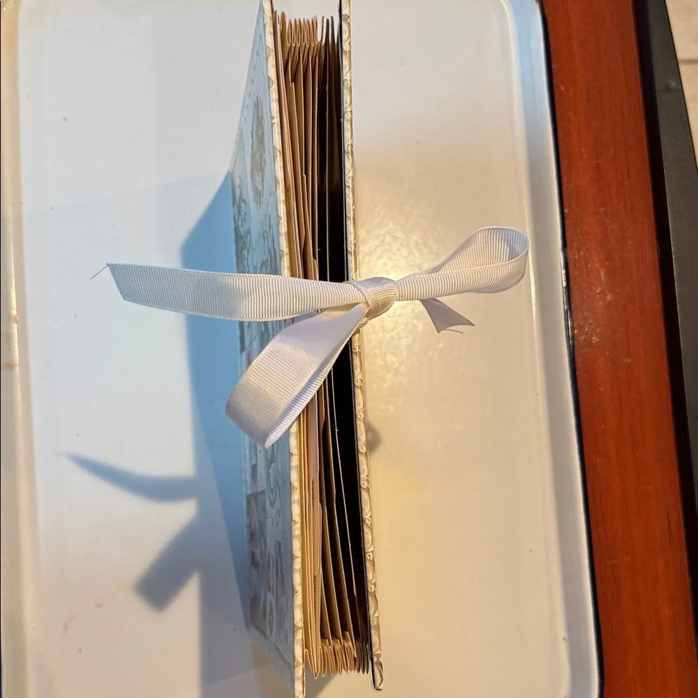 Hallmark Greeting Card Accordion Organizer with Ribbon Closure